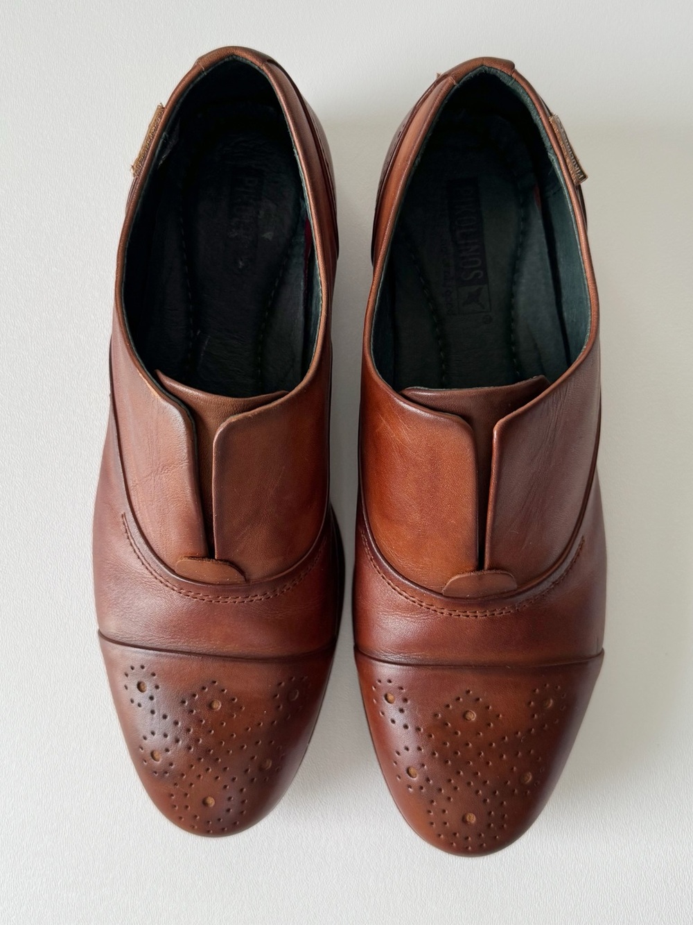 Pikolinos Royal Laceless Oxford Slip On in Brown | 38 - Picture 2 of 11